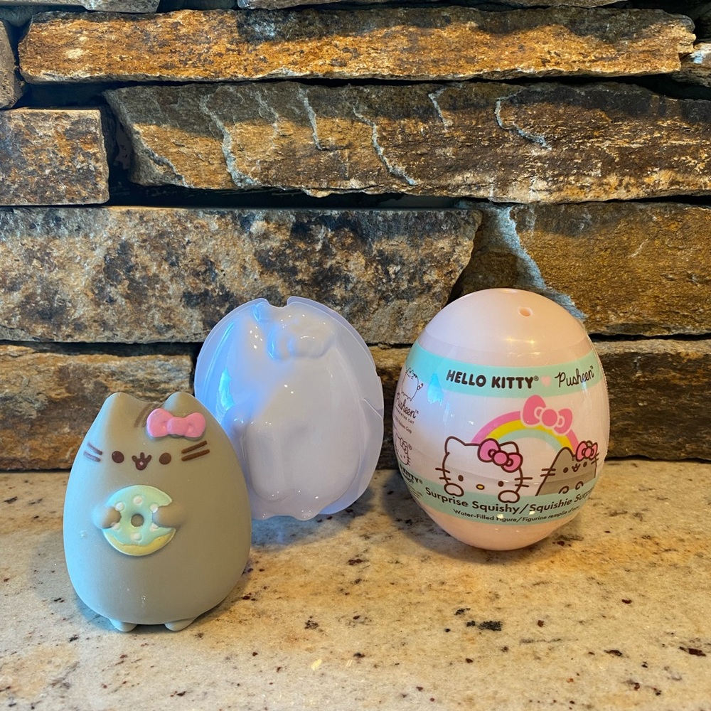 NWT Hello Kitty x Pusheen Surprise Squishy - Pusheen with donut